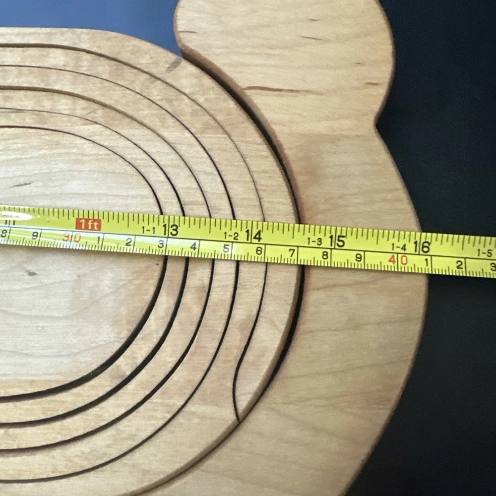 Vintage Telescoping Collapsible‎ Wood Bunny Rabbit Basket Cottage Granny Core